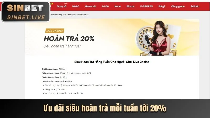 Thưởng nạp lại hàng tuần lulu88 chính thức